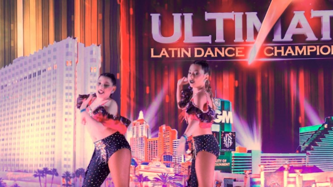 Sofia Salazar and Maia Arguello AMATEUR LADIES  SAME GENDER  SALSA SHOWCASE  17 AND UNDER FINAL