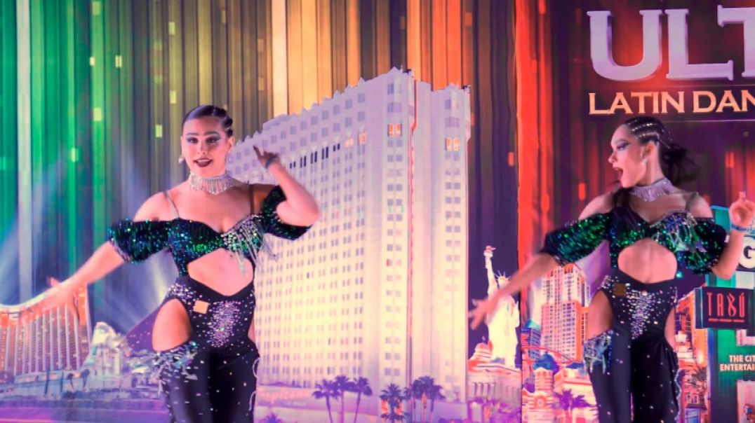 Isabella Ramirez and Omeirys Romero  AMATEUR LADIES ADVANCED SAMEGENDER SALSA SHOWCASE FINAL