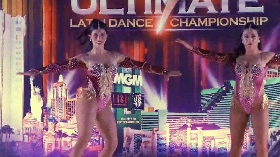 Sophia Bouche and Gisell Aceves AMATEUR LADIES  ADVANCED SAME  GENDER BACHATA  SHOWCASE FINAL