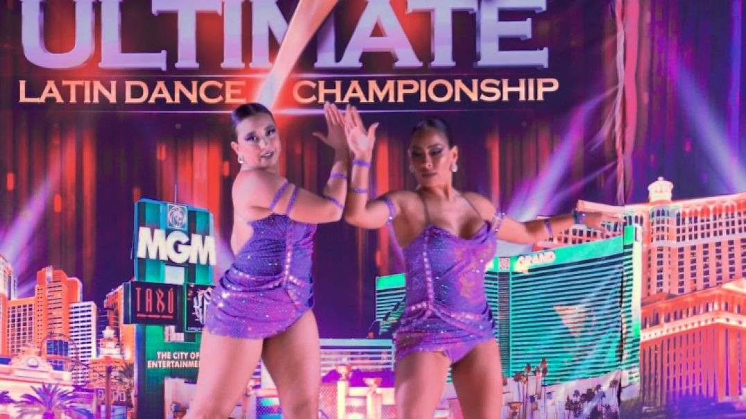 Linda Saenz and Carolina Pobluchenco - PRO-AM LADIES INTERMEDIATE SAME GENDER BACHATA SHOWCASE FINAL