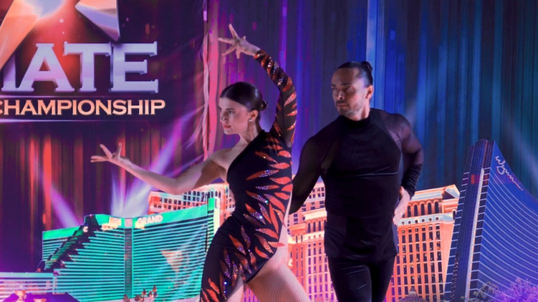 Javier Campines and Nino Goduadze - PRO-AM LADIES ADVANCED BACHATA SHOWCASE FINAL