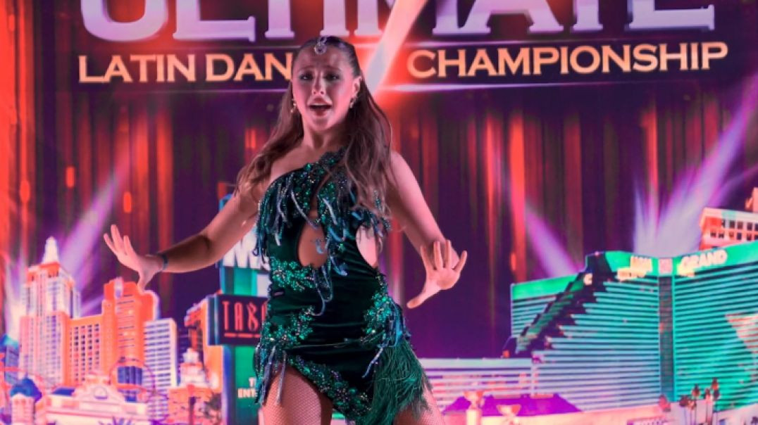 Stella Welton-Mitchell  - AMATEUR LADIES  SALSA SOLO  SHOWCASE 17 AND  UNDER FINAL