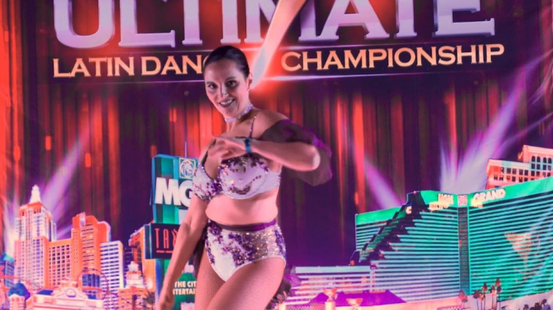 Angela Leavitt -  AMATEUR LADIES  SALSA SOLO  SHOWCASE OVER 40  FINAL