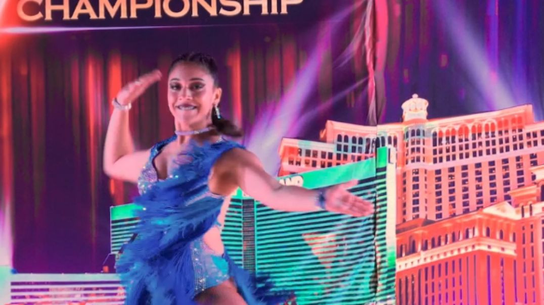 Sara Torres  - AMATEUR LADIES  SALSA SOLO  SHOWCASE 17 AND  UNDER FINAL