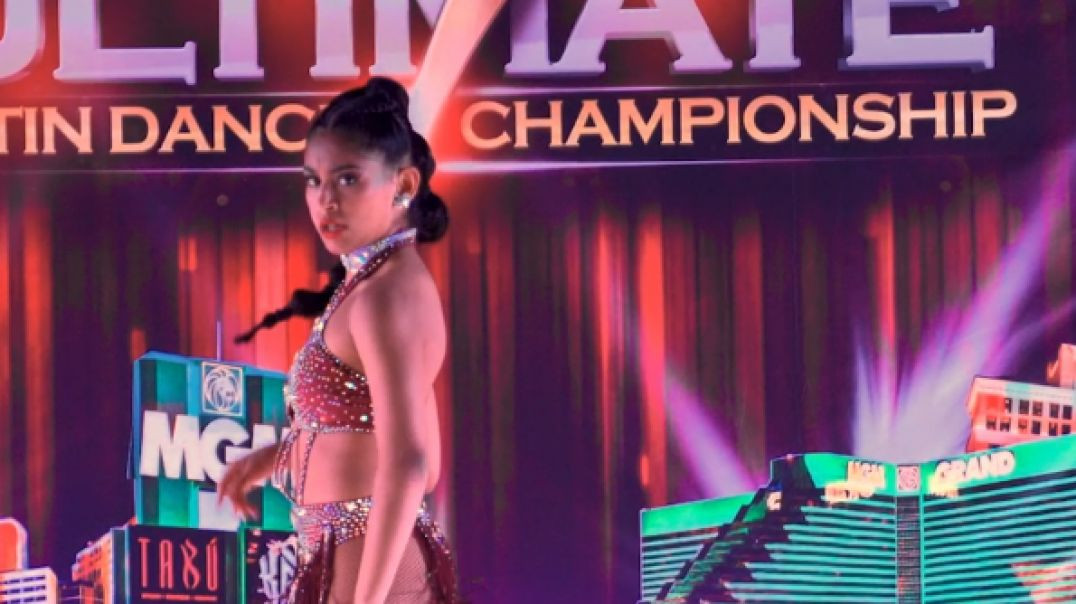 Victoria Diaz  - SALSA SOLO  SHOWCASE 12 AND  UNDER FINA