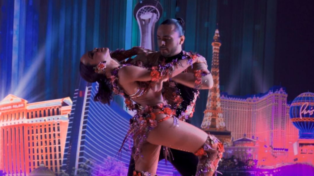 Javier Campines and Angela King - PRO-AM LADIES ADVANCED BACHATA SHOWCASE FINAL