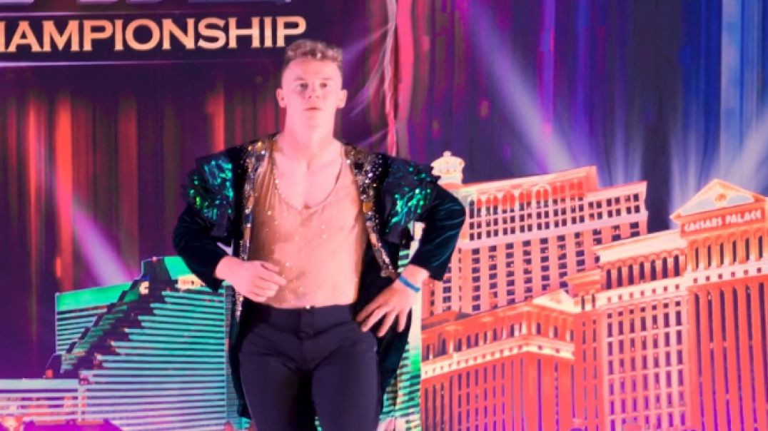 Austin Crawford  - AMATEUR MEN  INTERMEDIATE  SALSA SOLO  SHOWCASE FINAL