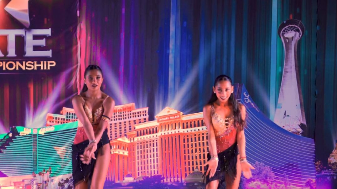 Zyanya Luna and Briella Perez AMATEUR LADIES  SAME GENDER  SALSA SHOWCASE  17 AND UNDER FINAL
