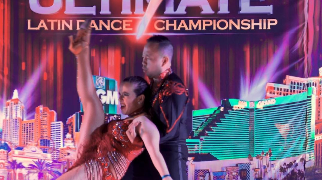 Dennis Cao and  Danielle Sigura - OPEN SALSA CABARET SHOWCASE SEMIFINAL