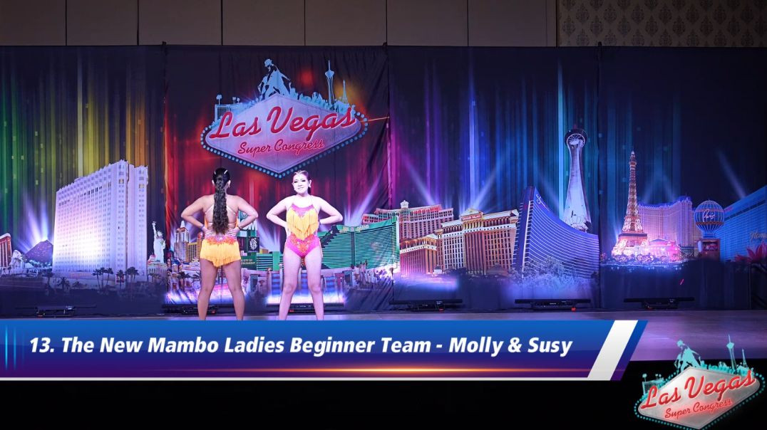 13. The New Mambo Ladies Beginner Team - Molly & Susy - Saturday Afternoon LVSC26