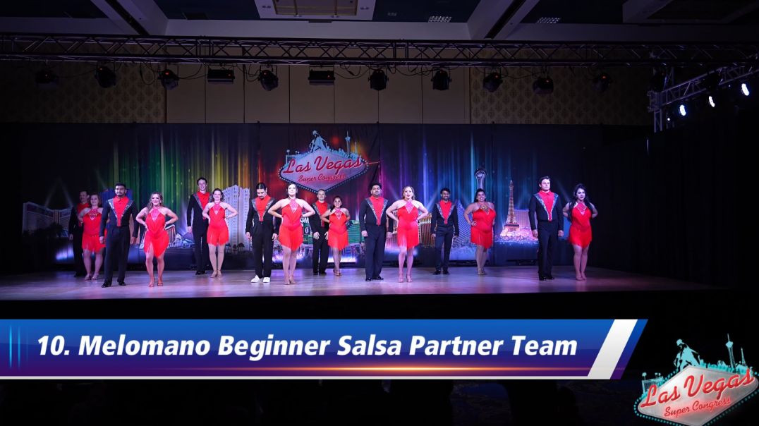 10. Melomano Beginner Salsa Partner Team - Saturday Afternoon LVSC26